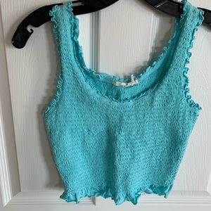 Smocked Crop Top
